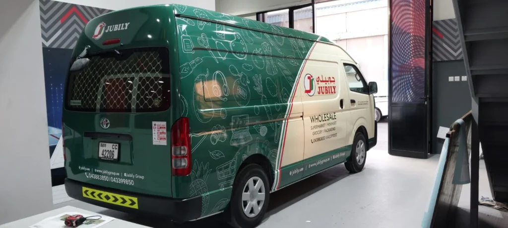 delivery van pasting